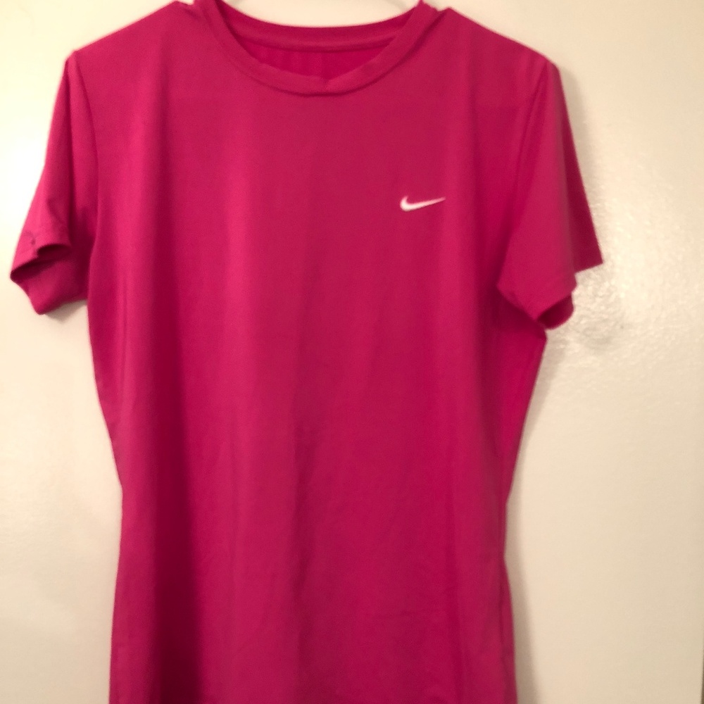 NIKE Dri-fit Pink Workout Tee